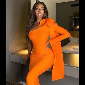 Sexy body con thick bandage dress figure shaping fit small bnwt